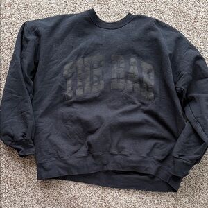 The Bar Black Crewneck Sweater
